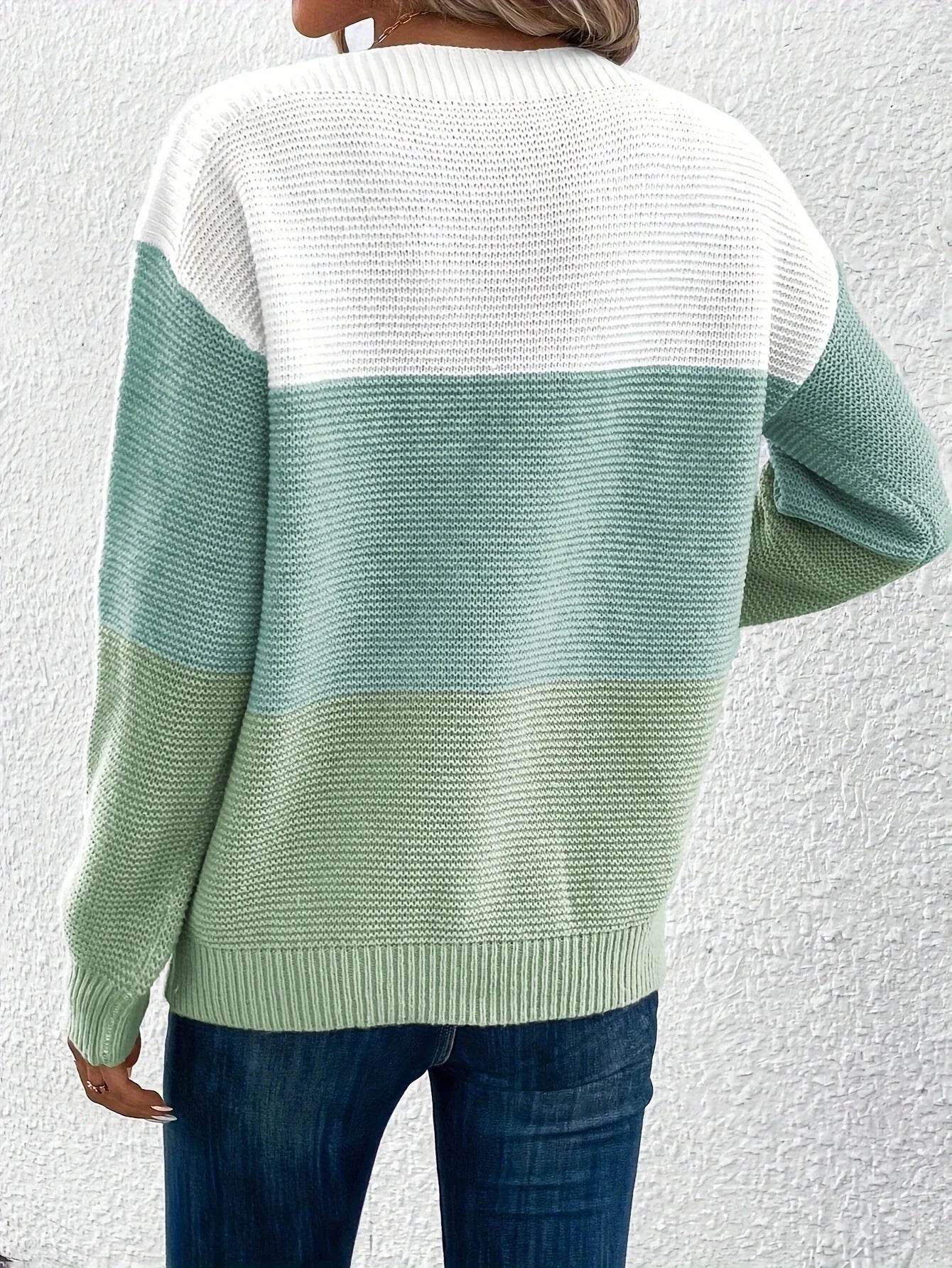 Elena Women's Crew Neck Knitted Jumper