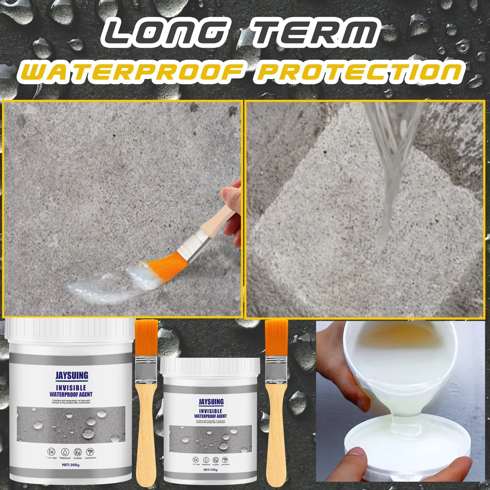 Anti-Leak & Waterproof Sealant + Free Brush