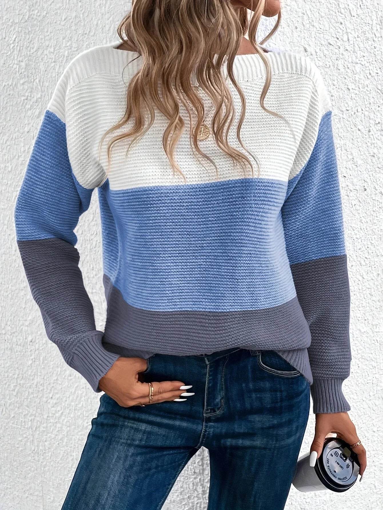 Elena Women's Crew Neck Knitted Jumper