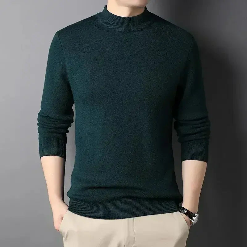 Damien Men's High Neck Cashmere Jumper