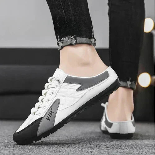 Men's Backless Slip-On Sneakers - Confy