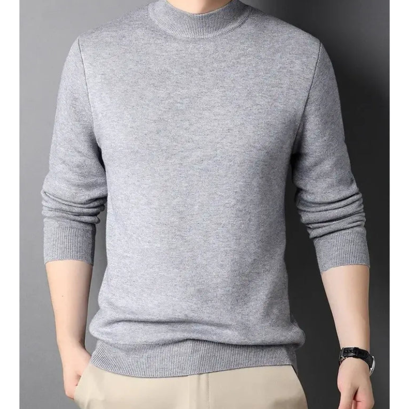Damien Men's High Neck Cashmere Jumper