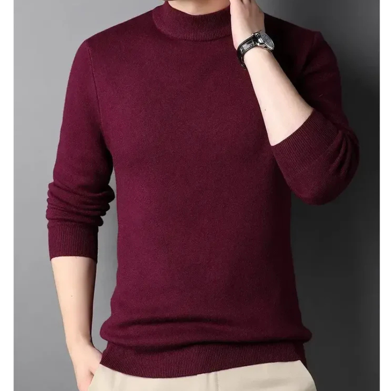 Damien Men's High Neck Cashmere Jumper