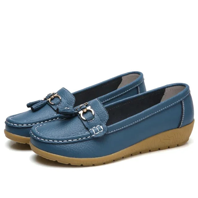 Mocassin Orthopédique en Cuir - Mary