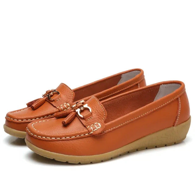 Mocassin Orthopédique en Cuir - Mary