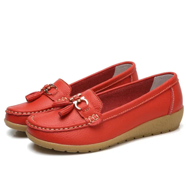 Mocassin Orthopédique en Cuir - Mary
