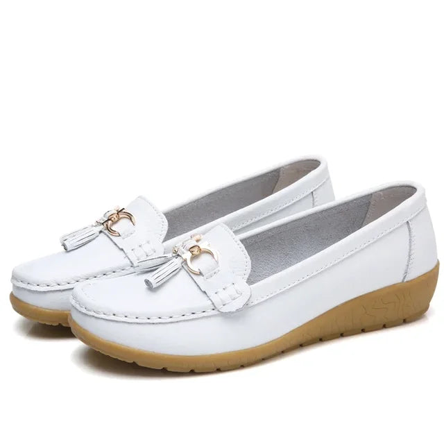 Mocassin Orthopédique en Cuir - Mary