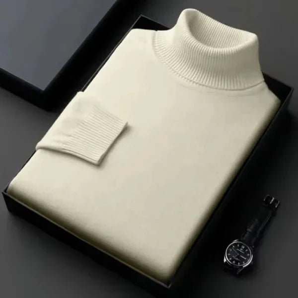 Laurent Men's Cashmere Roll Neck Jumper