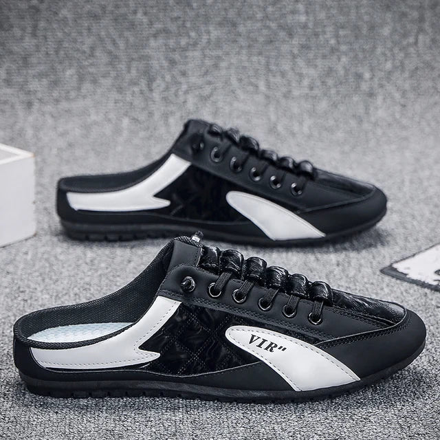 Men's Backless Slip-On Sneakers - Confy
