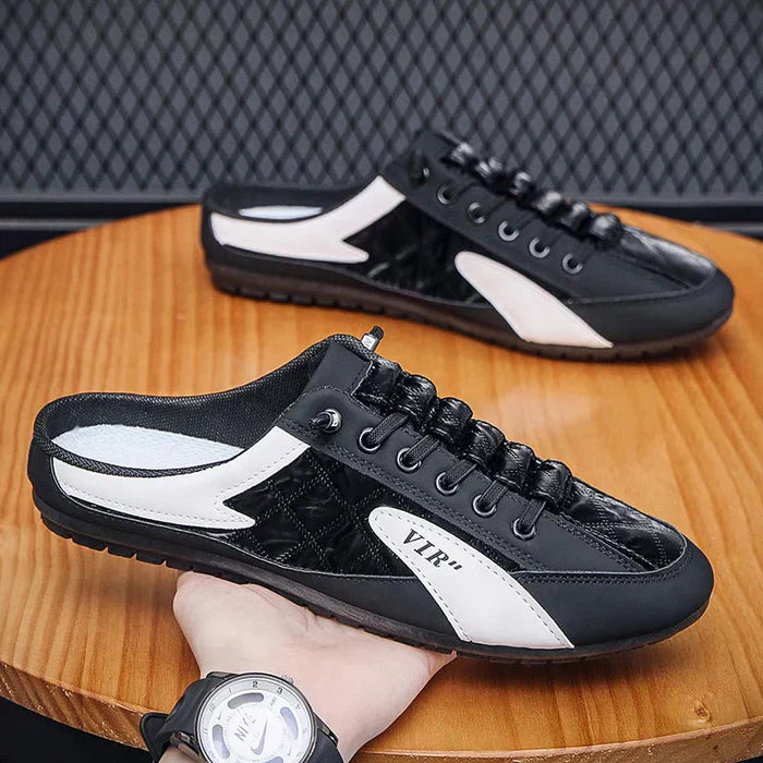 Men's Backless Slip-On Sneakers - Confy