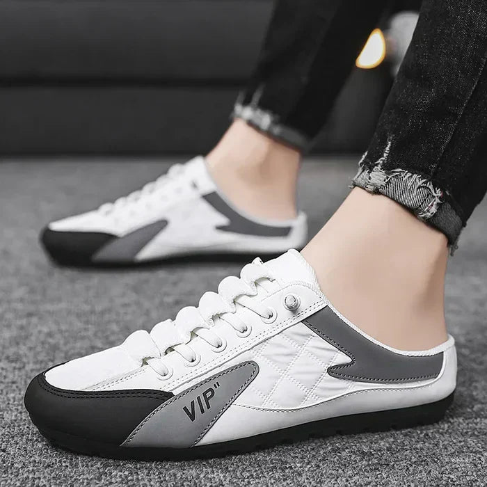 Men's Backless Slip-On Sneakers - Confy