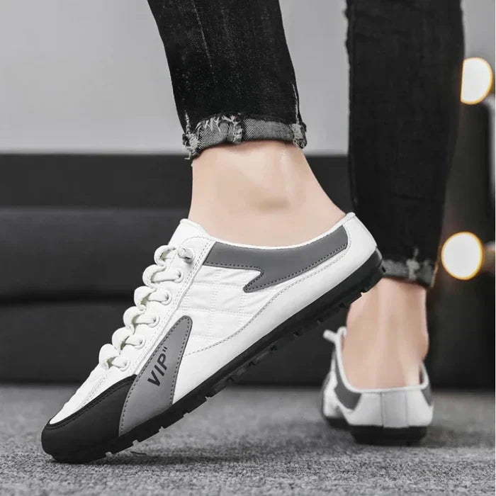 Men's Backless Slip-On Sneakers - Confy