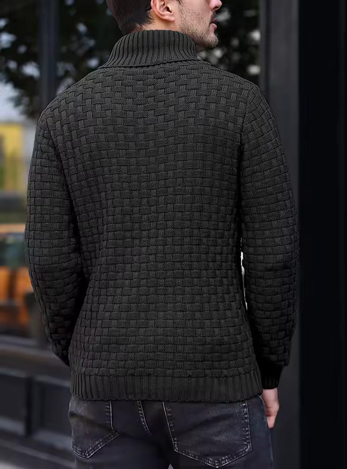 Auguste Men's Shawl Collar Knitted Jumper