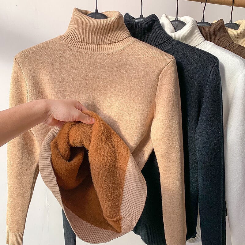 Karen Women's Fleece Roll Neck Jumper