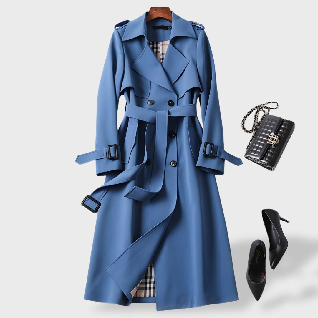 Clara Women's Elegant Trench Coat