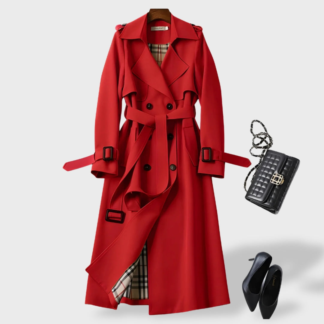 Clara Women's Elegant Trench Coat