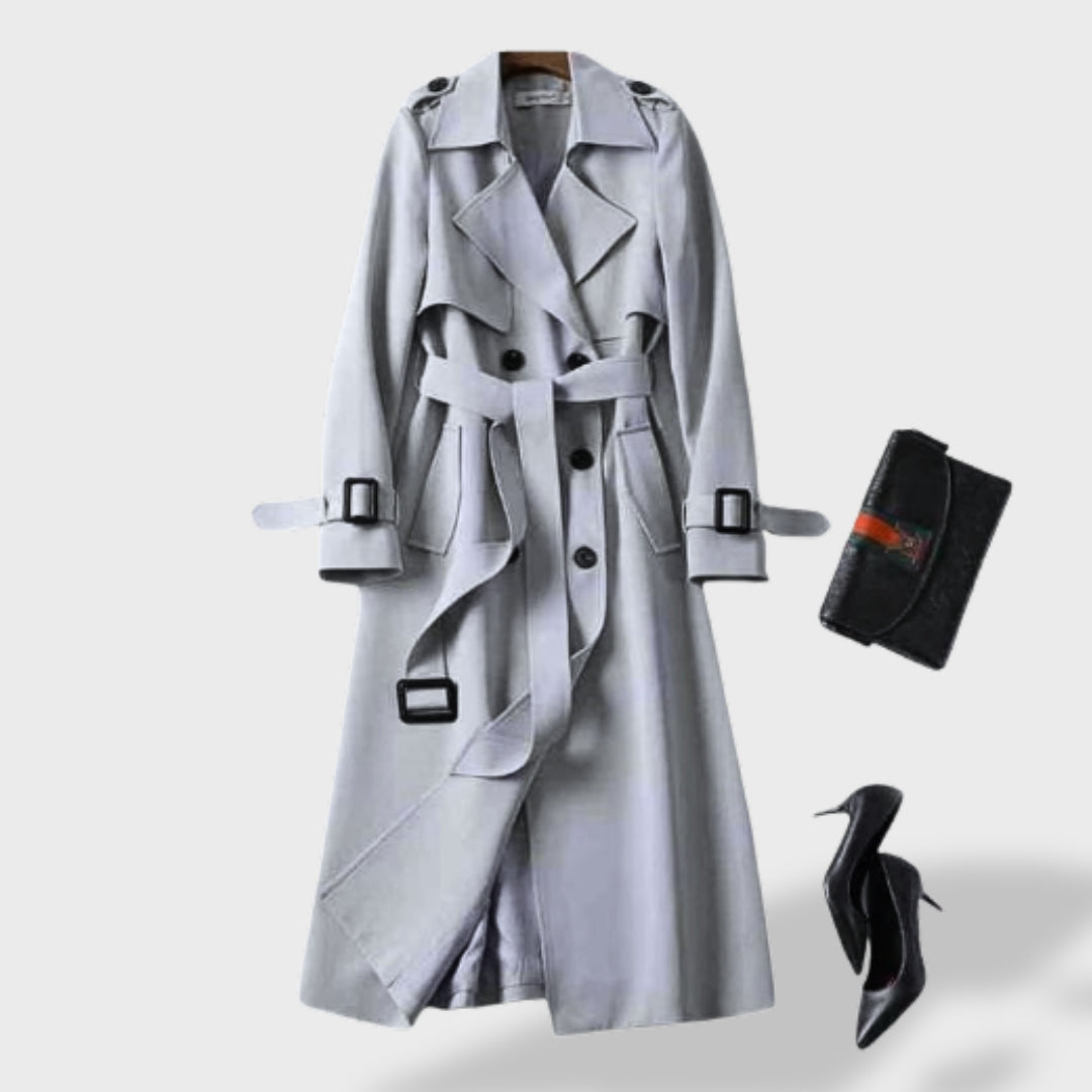 Clara Women's Elegant Trench Coat