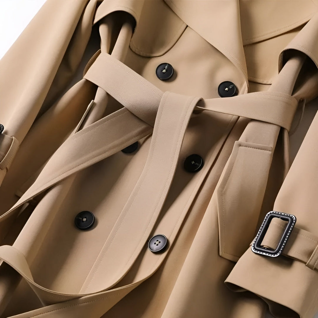 Clara Women's Elegant Trench Coat