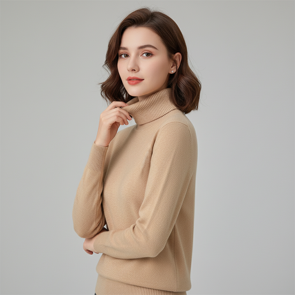 Karen Women's Fleece Roll Neck Jumper