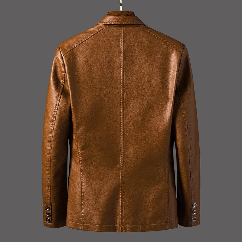 Veste en Cuir Classique Antoine