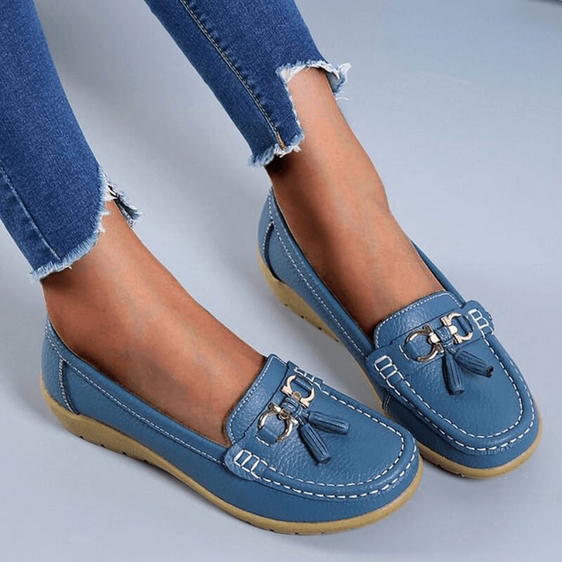 Mocassin Orthopédique en Cuir - Mary
