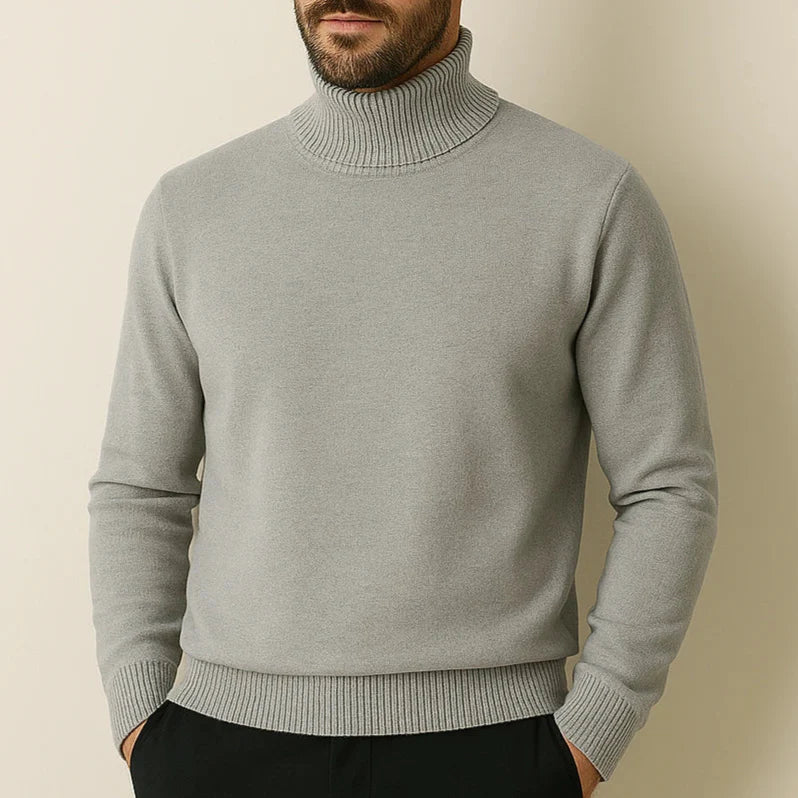 Laurent Men's Cashmere Roll Neck Jumper
