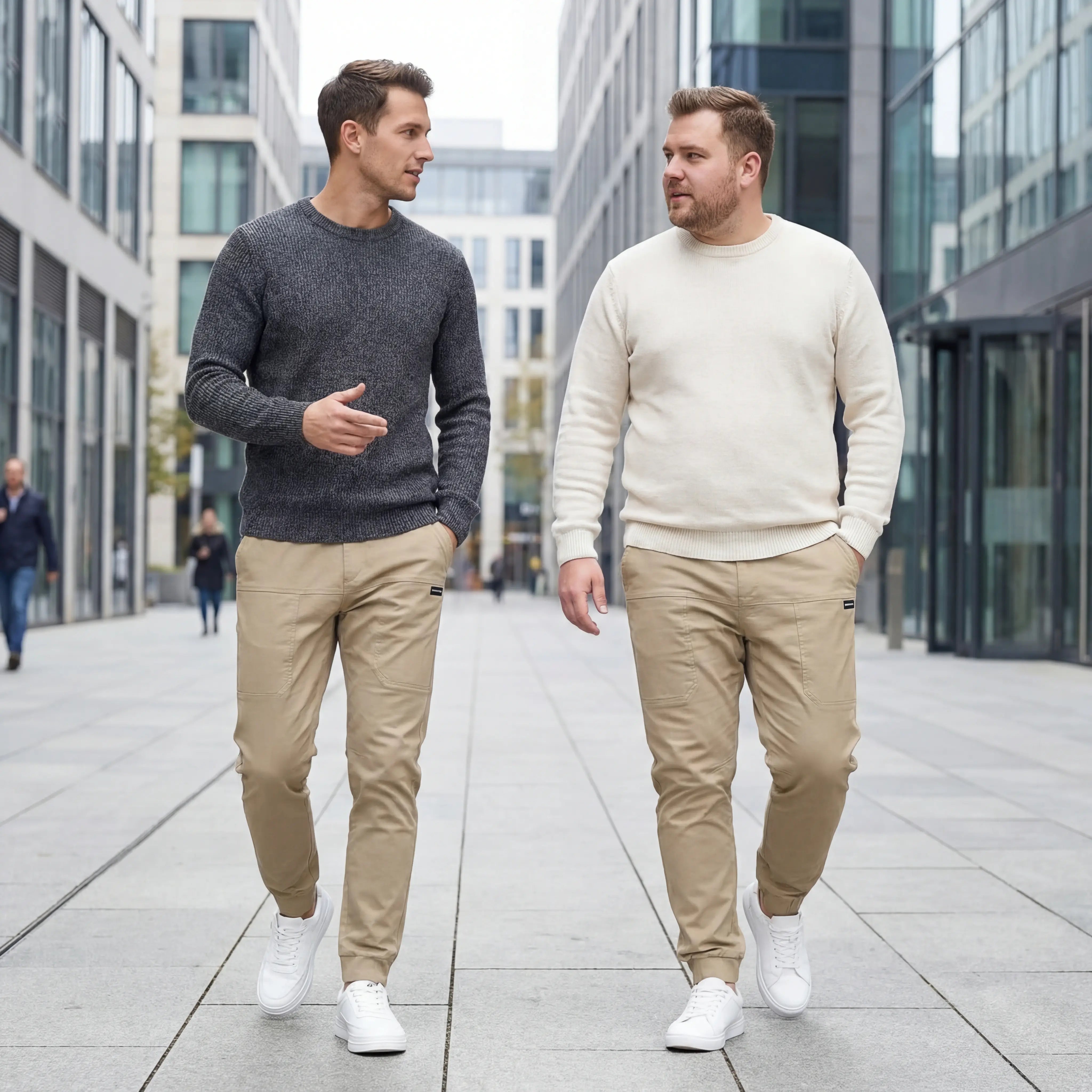 Men's Stretch Cargo Trousers - Noah