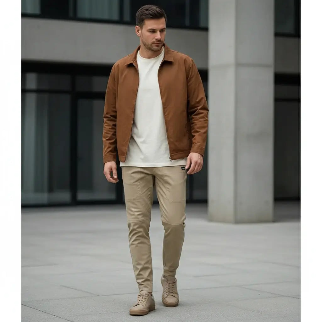 Men's Stretch Cargo Trousers - Noah
