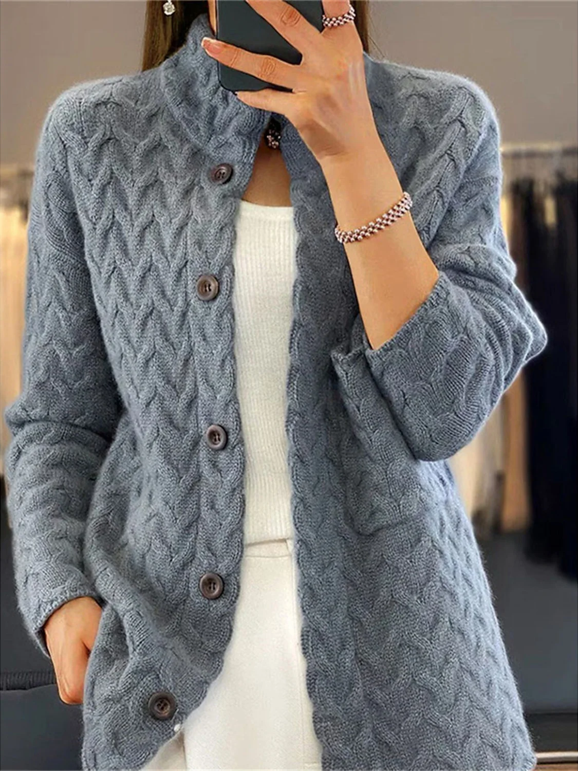 Lydia Women's Chic Knitted Cardigan