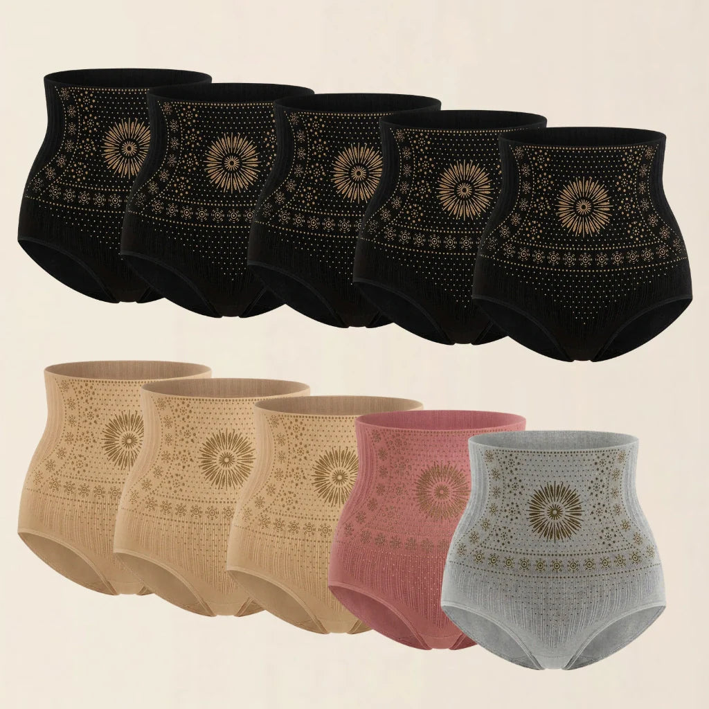 High Fit | Shaping & Slimming Panties | 5+5 FREE