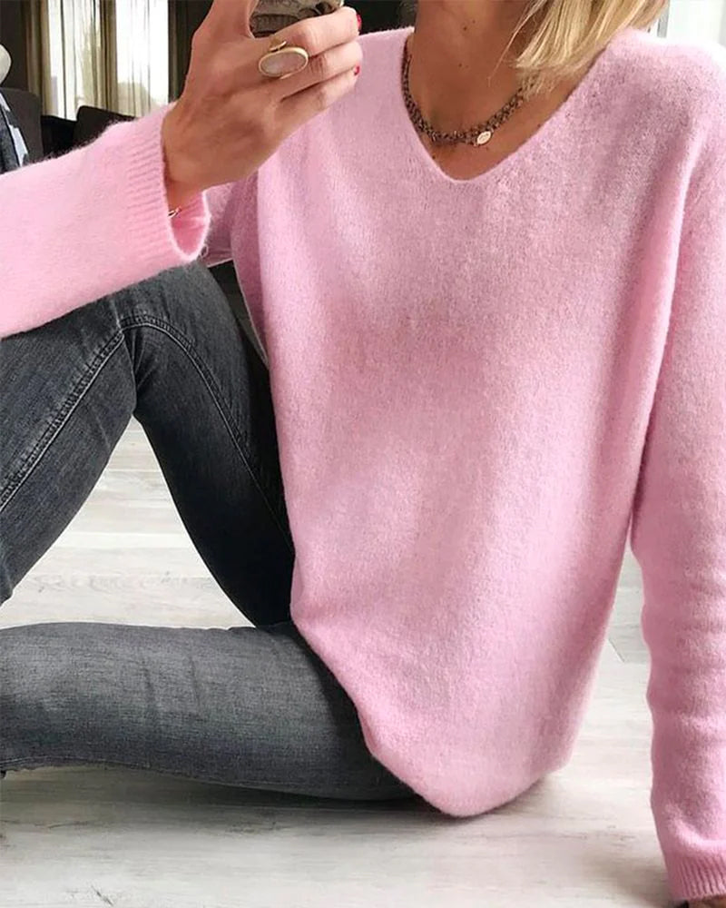 Ella Women's Chic Knitted Jumper