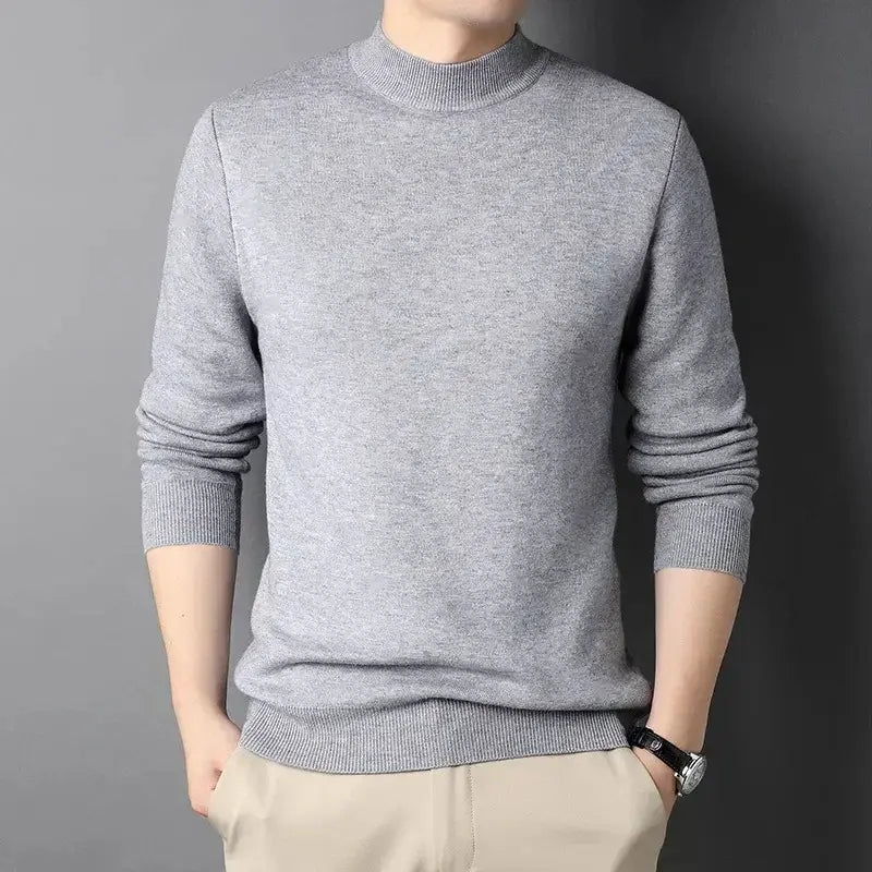 Damien Men's High Neck Cashmere Jumper