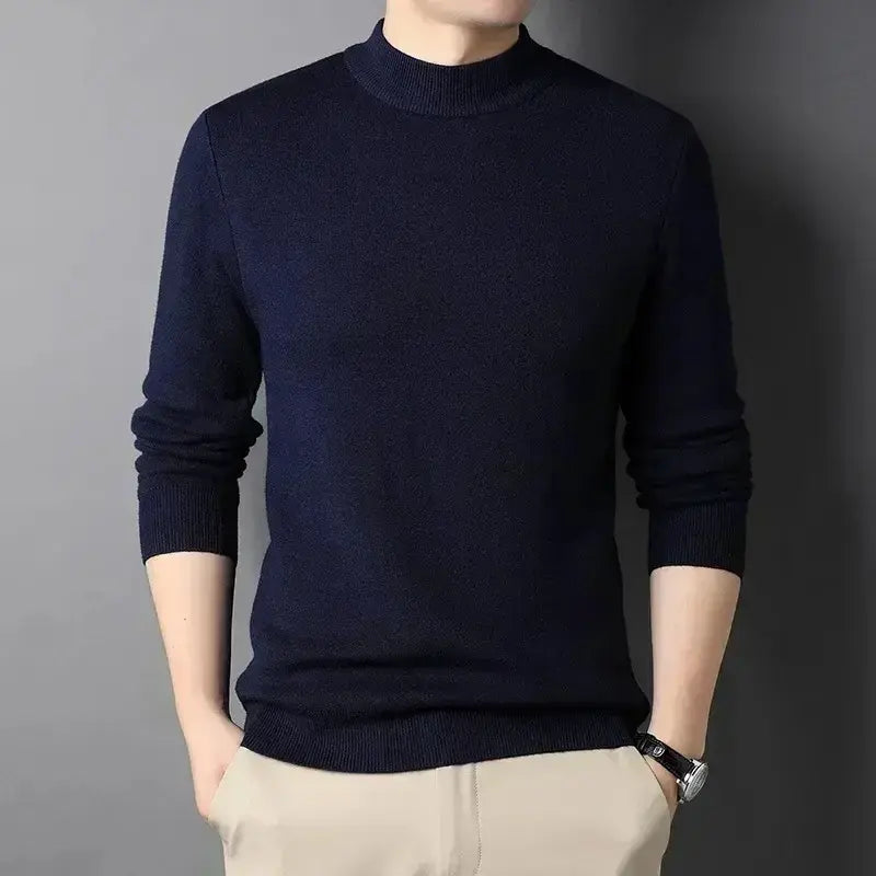 Damien Men's High Neck Cashmere Jumper