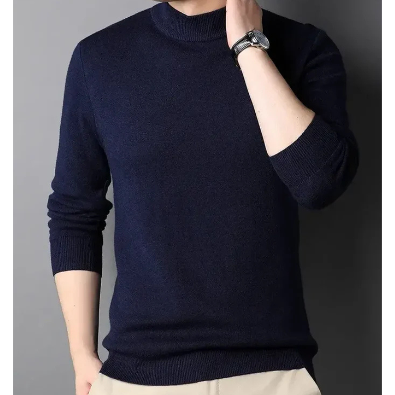Damien Men's High Neck Cashmere Jumper