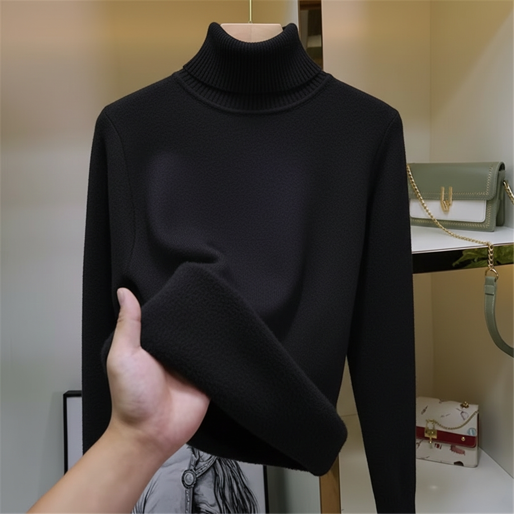 Karen Women's Fleece Roll Neck Jumper
