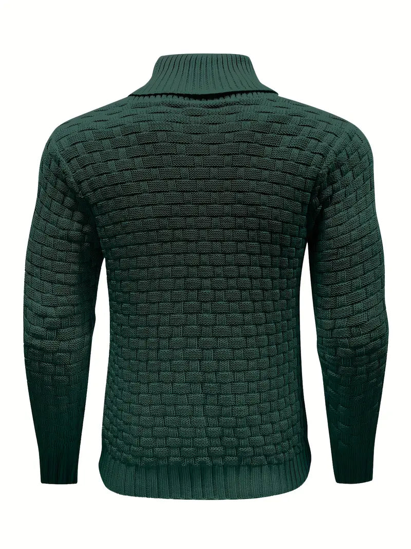 Auguste Men's Shawl Collar Knitted Jumper