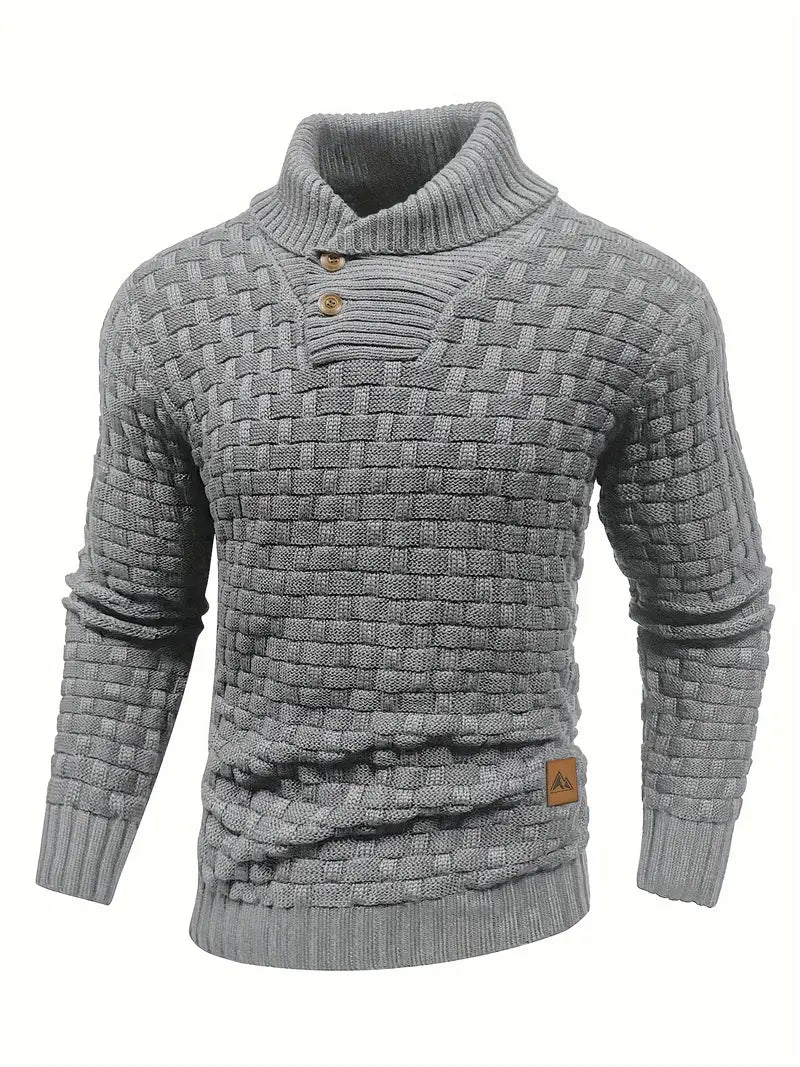 Auguste Men's Shawl Collar Knitted Jumper