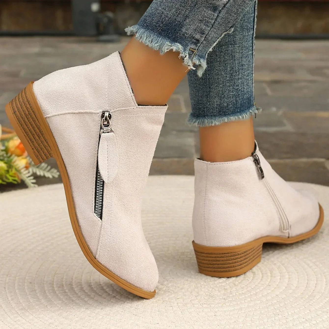 Bottines Courtes Femme - Élégant