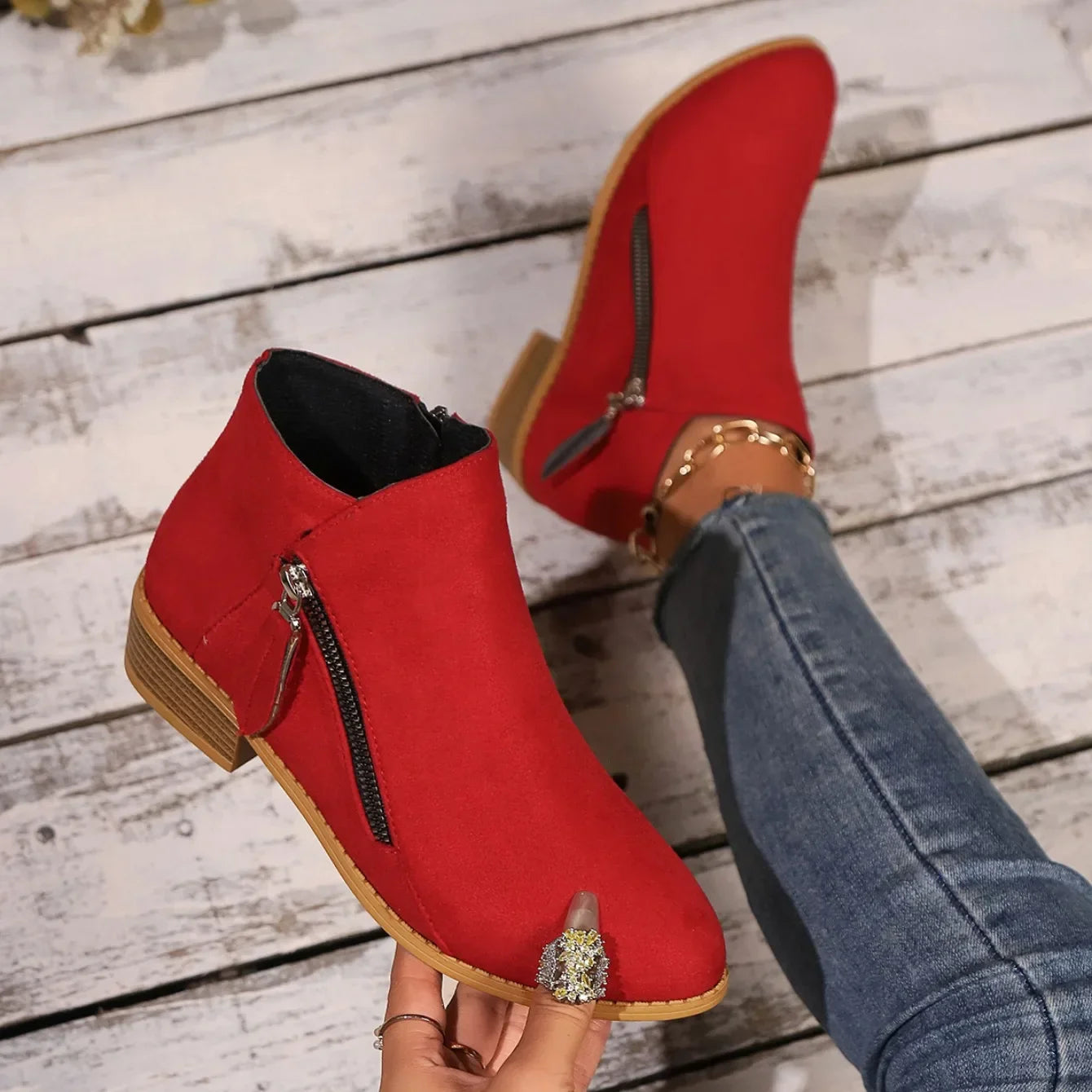 Bottines Courtes Femme - Élégant