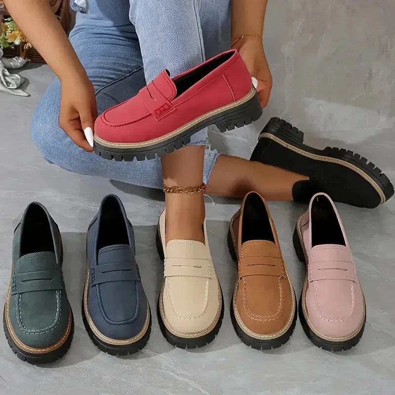 Women's Moccasins with Lug Sole - Chloé