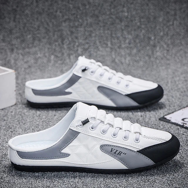 Men's Backless Slip-On Sneakers - Confy