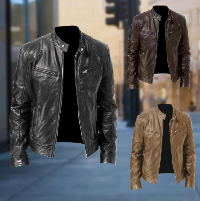 Adrian Men's Leather Jacket