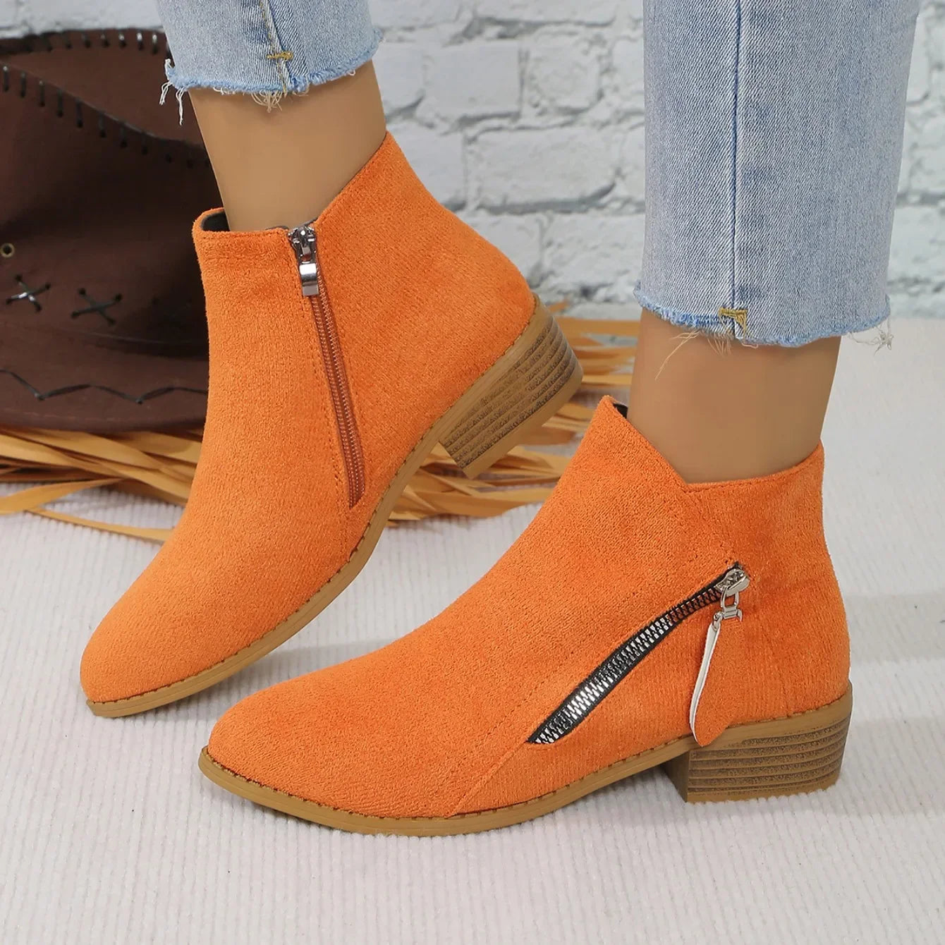 Bottines Courtes Femme - Élégant