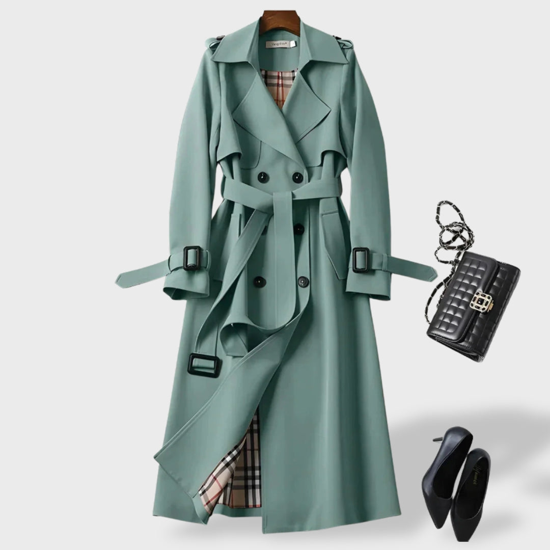 Clara Women's Elegant Trench Coat