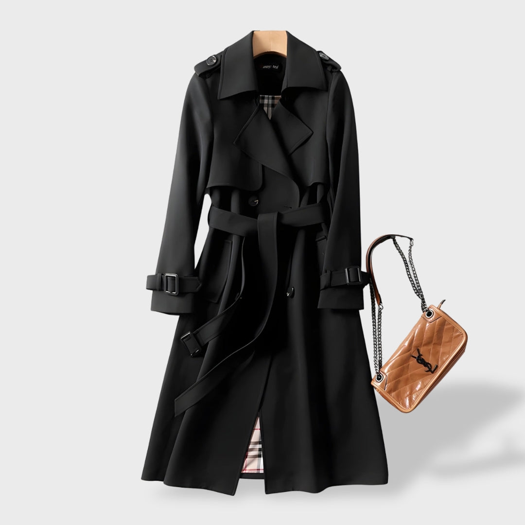 Clara Women's Elegant Trench Coat