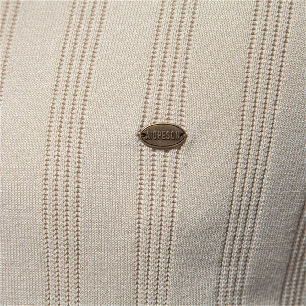 Alvero Men's Knitted Polo Shirt