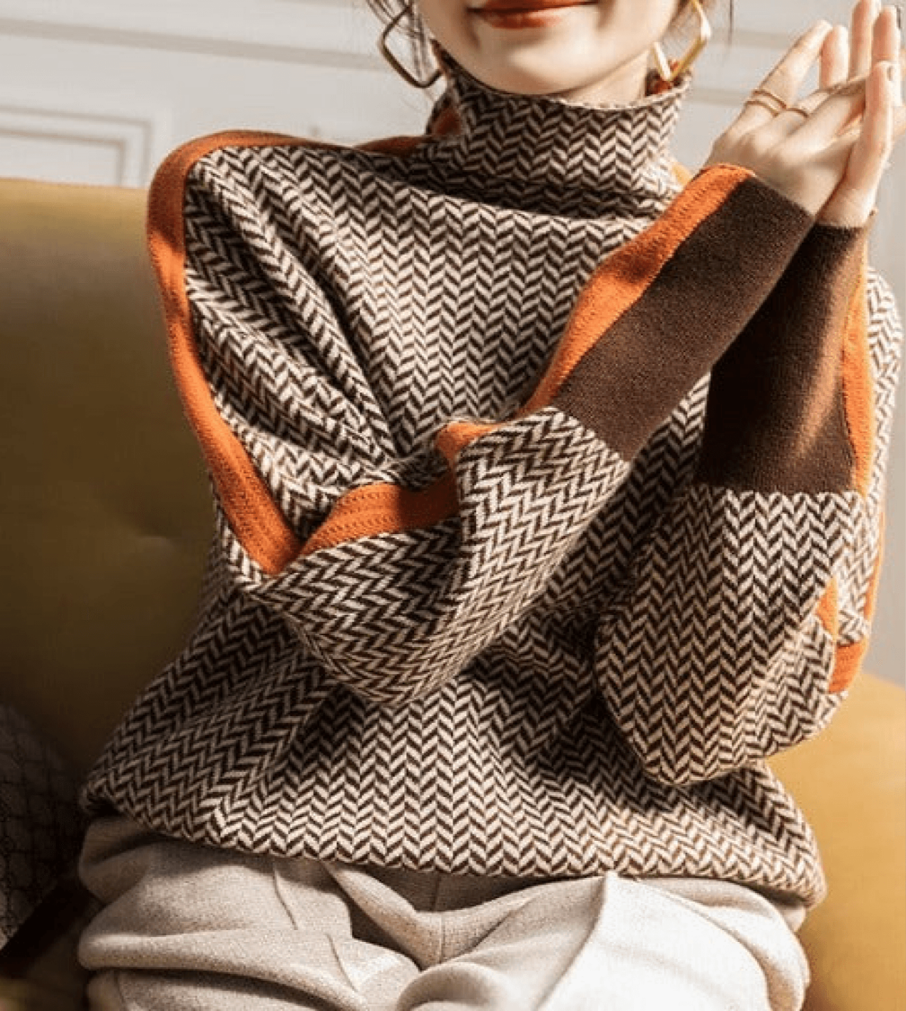 Long Pull Rayé pour Femme Lorena