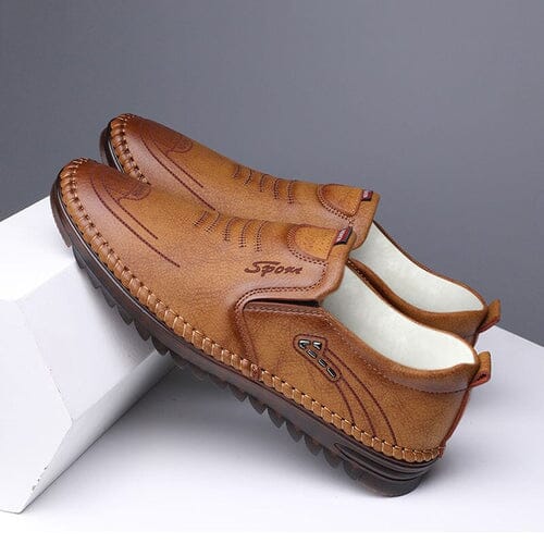 Mocassins à enfiler en cuir pour hommes - Richard