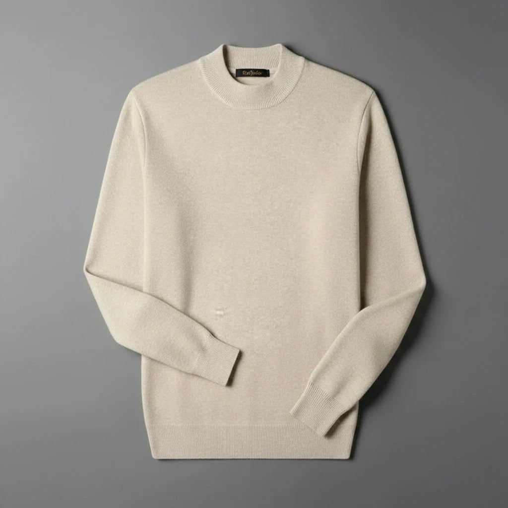 Damien Men's High Neck Cashmere Jumper