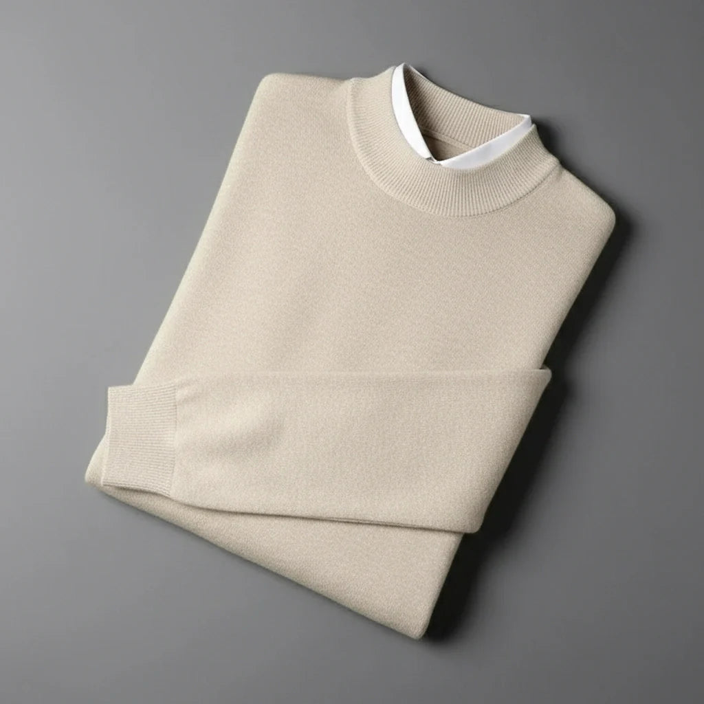 Damien Men's High Neck Cashmere Jumper
